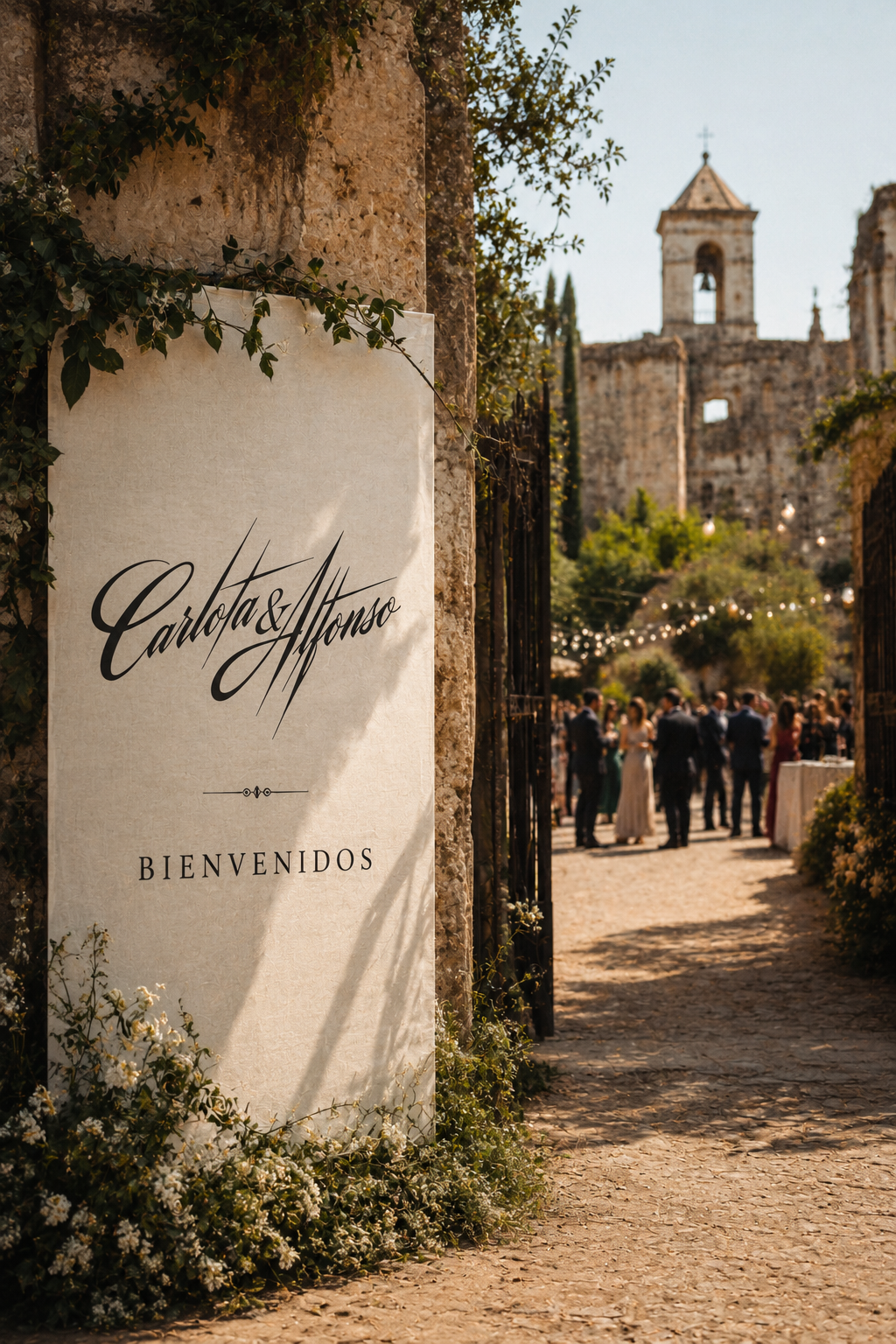 Huella nupcial ejemplo
