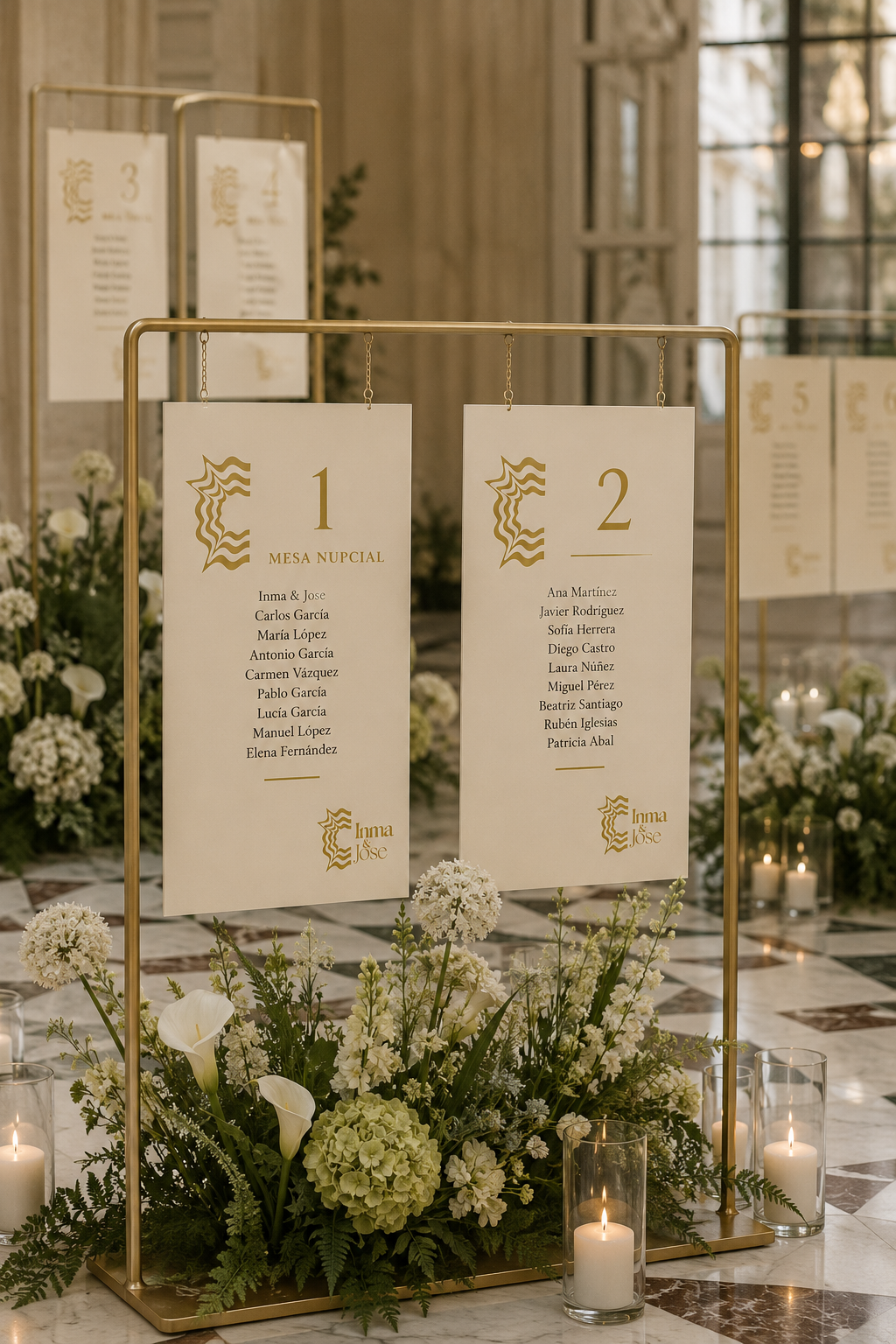 Emblema nupcial ejemplo