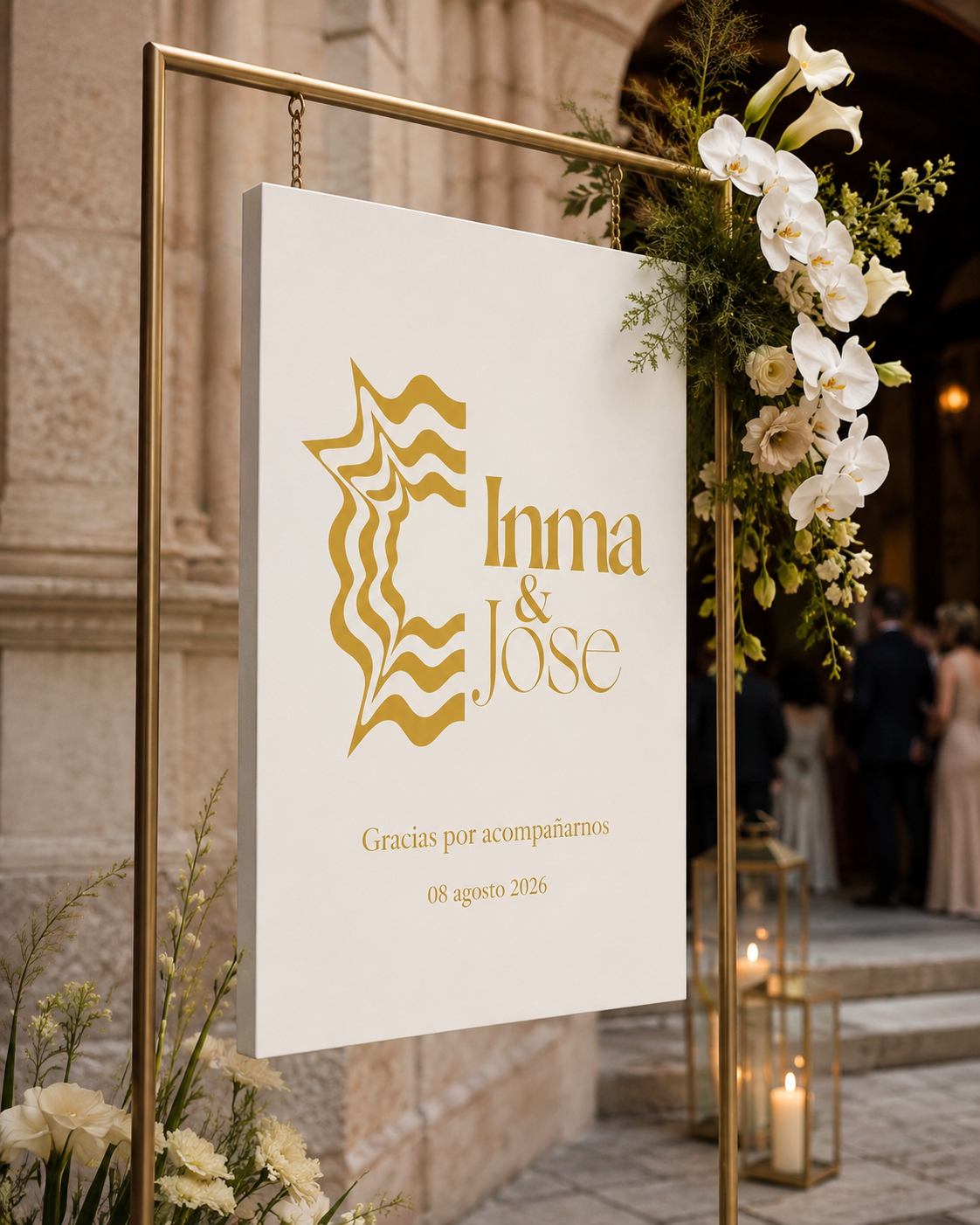 Emblema nupcial ejemplo